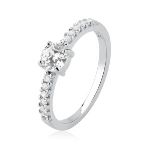 Anel Solitario Tiffany 5mm