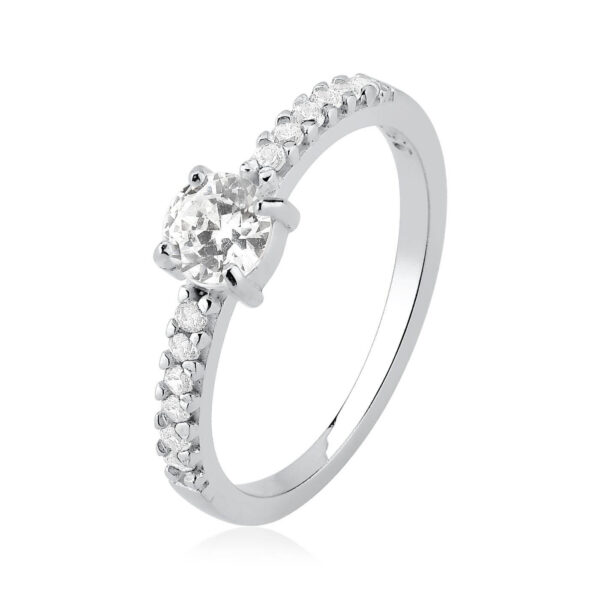 Anel Solitario Tiffany 5mm