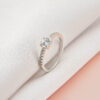 Anel Solitario Tiffany 5mm - Imagem 2