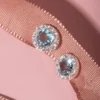 Brinco Princesa Redondo Topazio Sky - Imagem 2