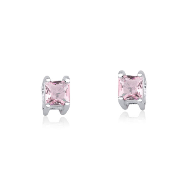 Brinco Carre Rosa Claro