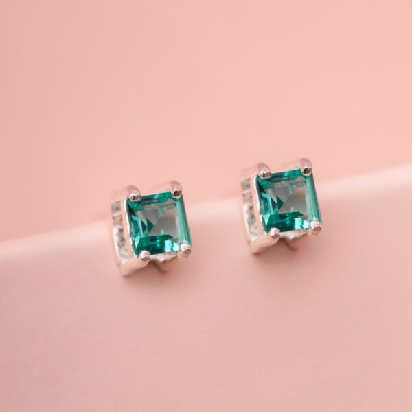 Brinco Carre Turmalina Paraiba - Imagem 2