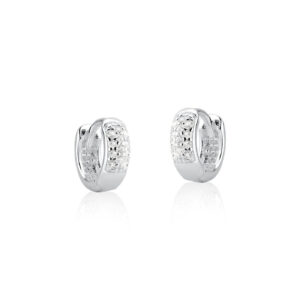Brinco Argola Mini com Zirconias