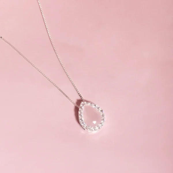 Colar Princesa Gota Rosa Milk - Imagem 2