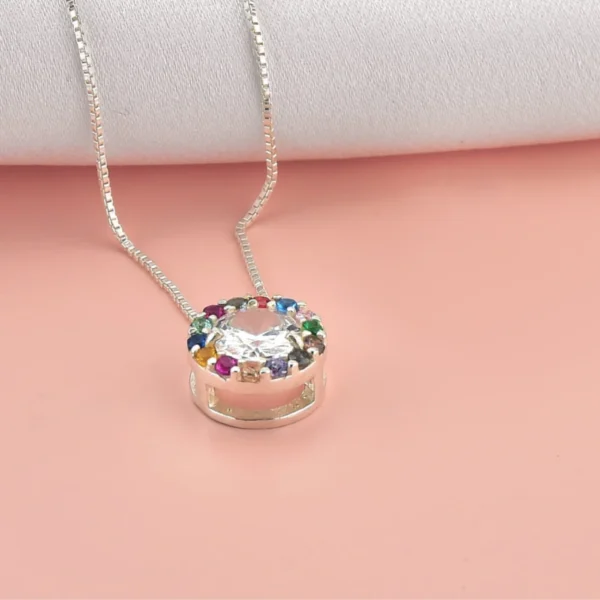 Colar Princesa Redondo Multicolor - Imagem 2