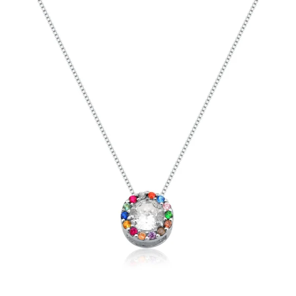 Colar Princesa Redondo Multicolor