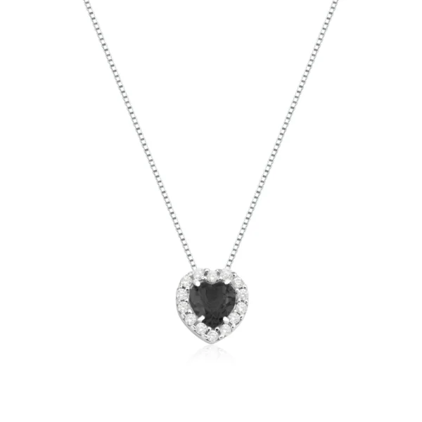 Colar Princesa Coração Onix