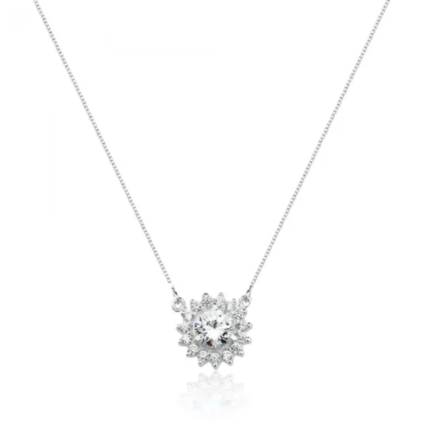 Colar Rainha Redondo Cristal