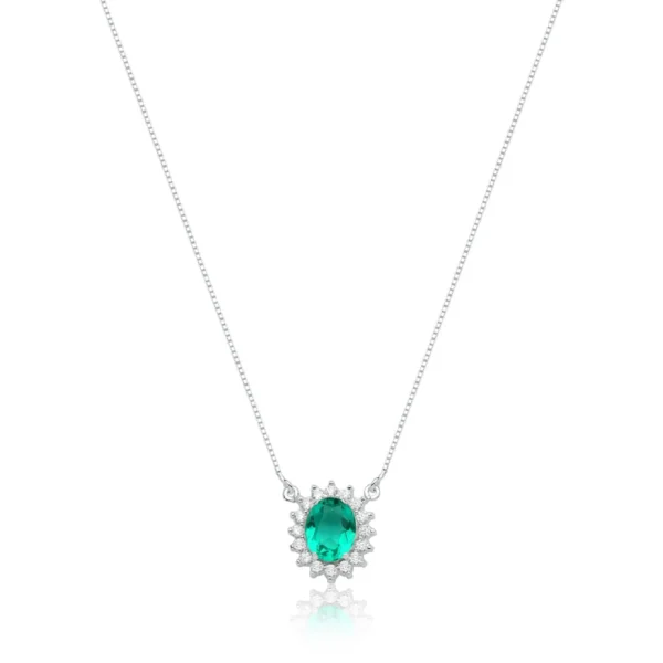Colar Rainha Oval Turmalina Paraiba
