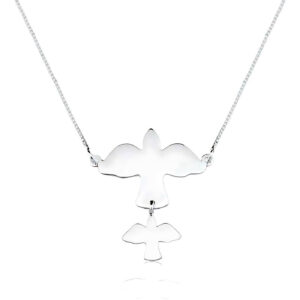 Colar Espirito Santo Pendente Liso G