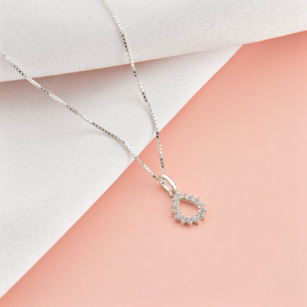 Colar Gota Com Zirconia - Imagem 2