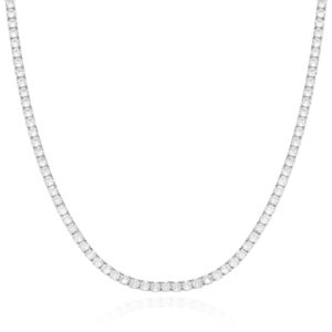Colar Riviera 2MM C/ Zirconia 45 Cm