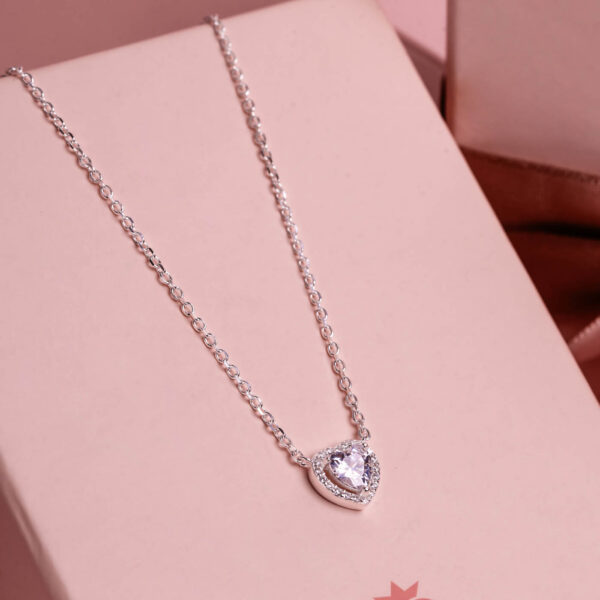 Colar Coração com 3 Garras