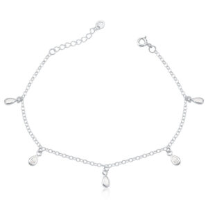 Pulseira 5 Gotas Pendentes