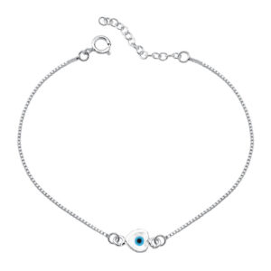 Pulseira Olho Grego Coração