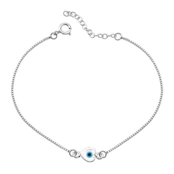 Pulseira Olho Grego Coração
