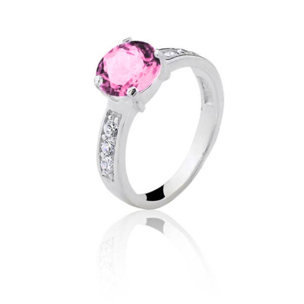 Anel Solitario Cartier 8mm Rosa
