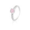 Anel Solitario Tiffany Rosa Milk