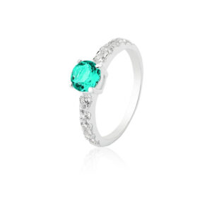Anel Solitario Tiffany Turmalina Paraiba