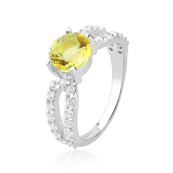 Anel Solitario Cartier 8mm Duplo Sarifa Amarela
