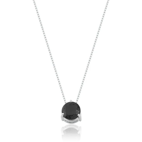 Colar Ponto de Luz Pequeno Onix