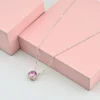 Colar Ponto de Luz Pequeno Rosa - Image 2