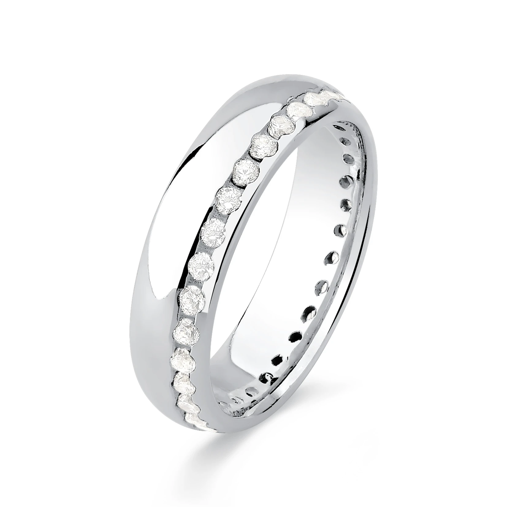 ALIANÇA 32 ZIRCONIAS 5MM