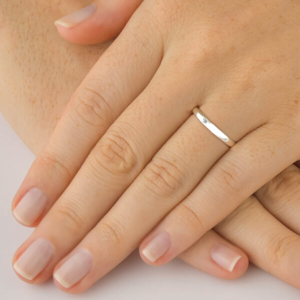 Aliança Amare com Zirconia - Image 2