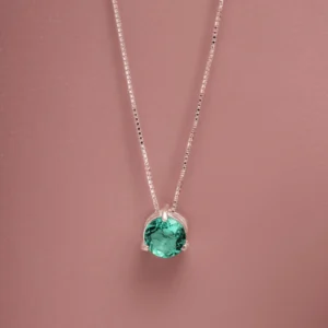 COLAR PONTO DE LUZ PEQUENO TURMALINA PARAIBA