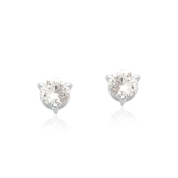 Brinco Ponto de Luz Pequeno Zirconia Cristal