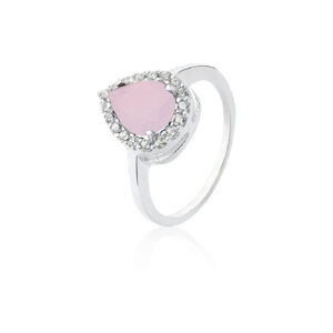 Anel Princesa Gota Rosa Milk