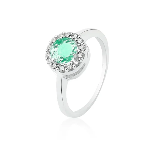 Anel Princesa Redondo Paraiba Verde