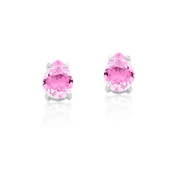 Brinco Gota 7x9 Rosa