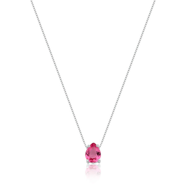 Gargantilha Gota 8x10 Rubelita
