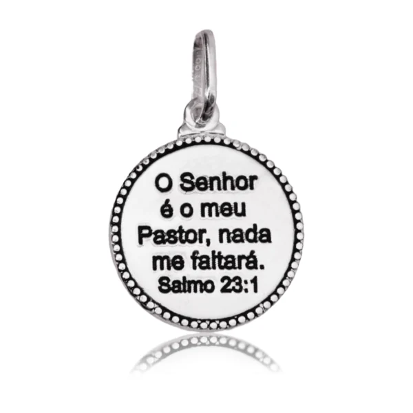 Pingente Medalha Salmo 23