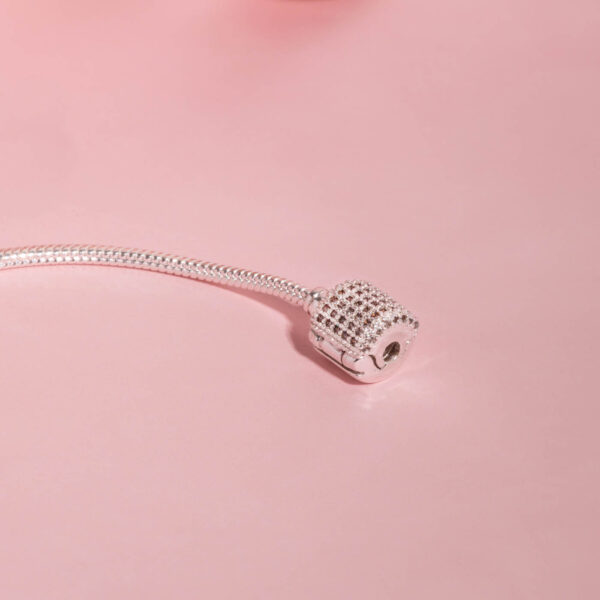 Pulseira Life Prata Rara Tradicinal Cravejada - Imagem 2