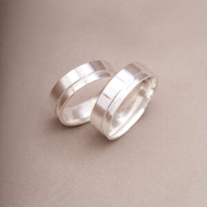 ALIANÇA COM FRISO 6MM