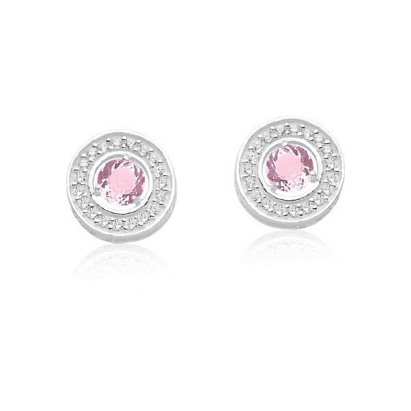Brinco Bulgari Cristal Rosa