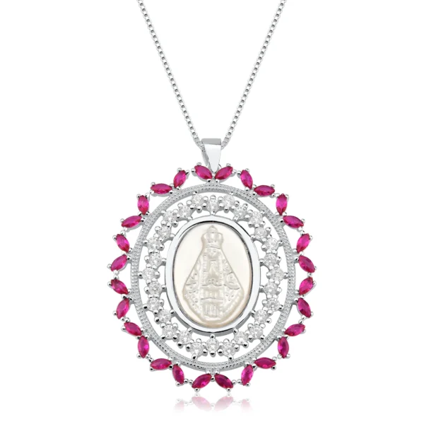 Colar Madre Perola Ns. Senhora Aparecida