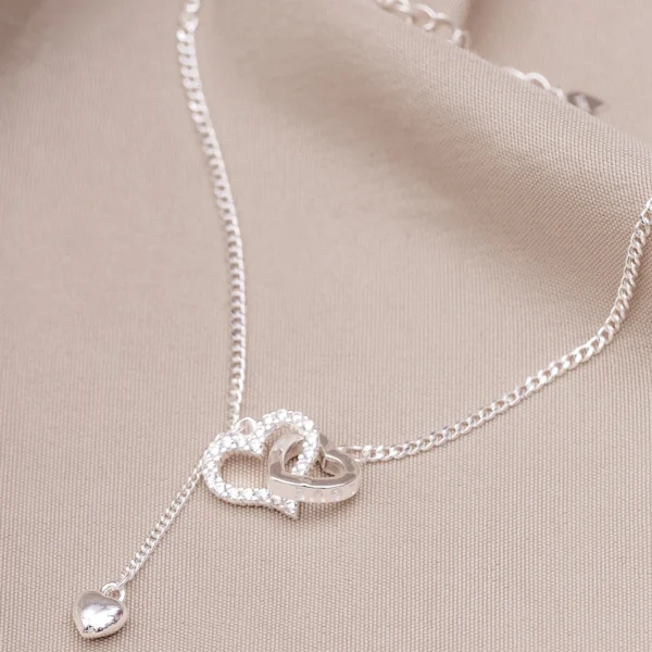 Pulseira 3 Corações Love Pendente