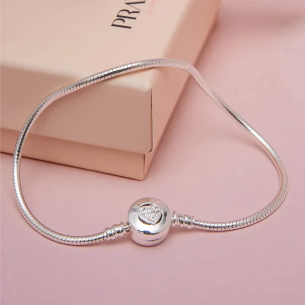 Pulseira Life Coração Central Duplo