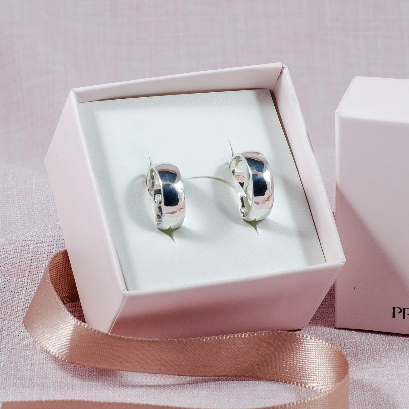 ALIANÇA ABAULADA GG LISA 8MM - Imagem 2