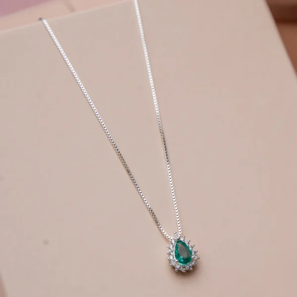 Conjunto Gota 3 Garras Turmalina Paraiba - Imagem 3