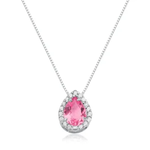 Colar Princesa Gota Rosa