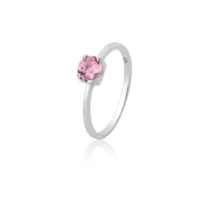 Anel Solitario Cartier Lateral Fina Rosa