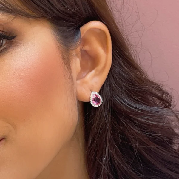Brinco Princesa Gota Rosa - Imagem 2
