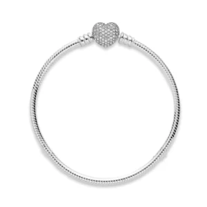 Pulseira Life Coração Cravejada