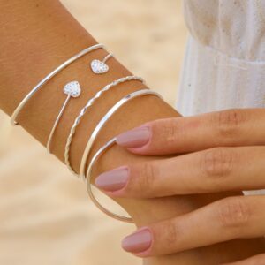 Bracelete 2 Corações