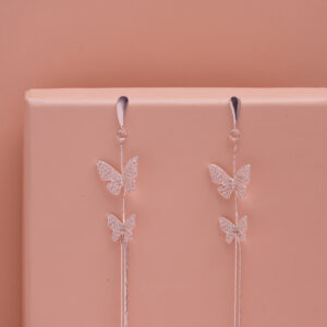 Brinco Borboletas Pendente