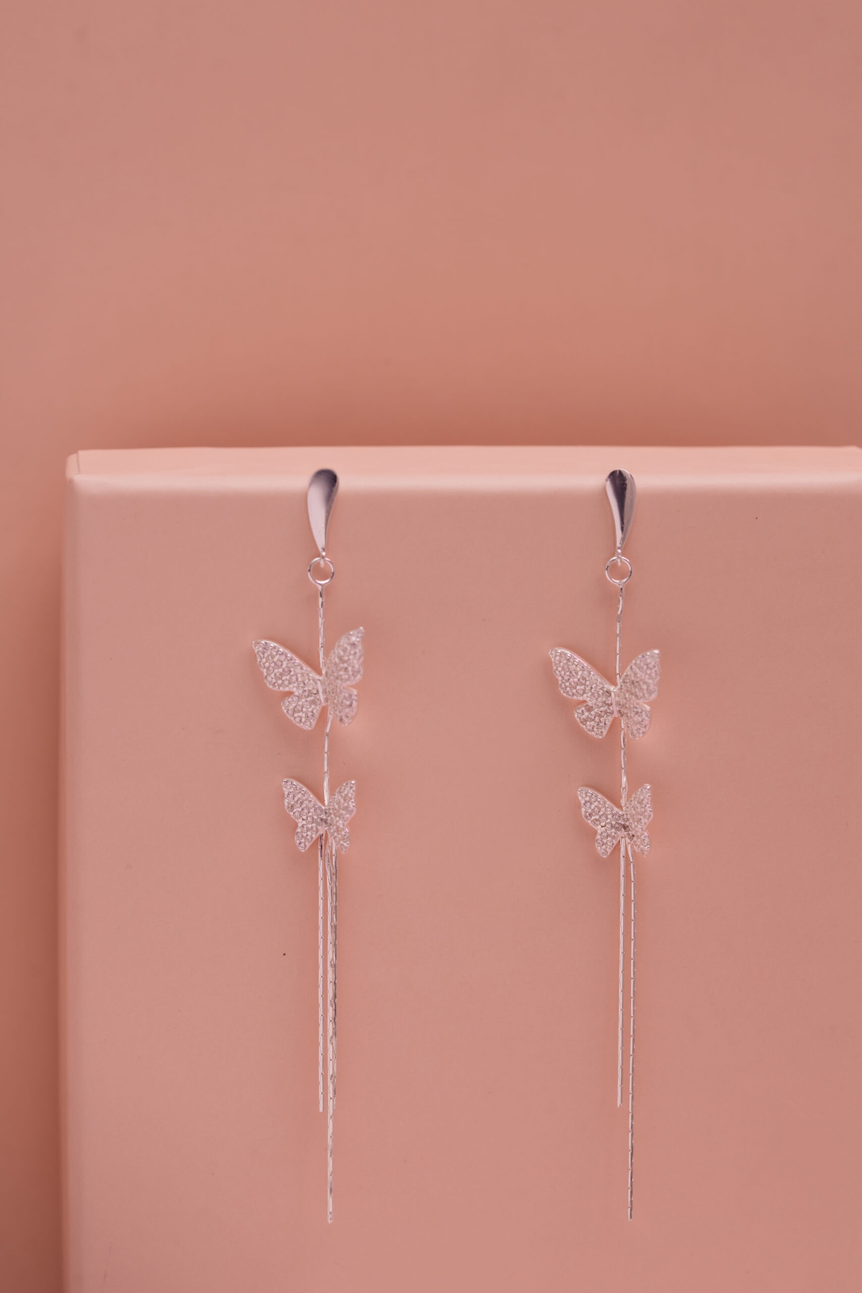 Brinco Borboletas Pendente